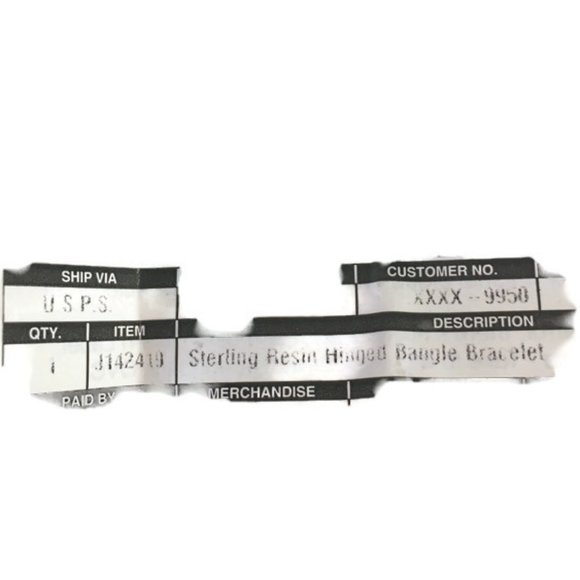 Sterling Silver Resin Hinged Bangle Bracelets NEW - Picture 13 of 13